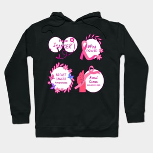 In October We Wear Pink Breast Cancer Awareness Survivor Hoodie